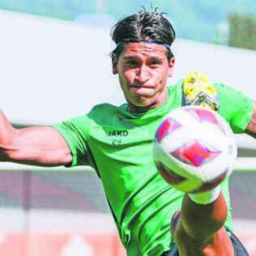 Endlich das Comeback - Michael Kempter vom FC St. Gallen. Bild: Freshfocus