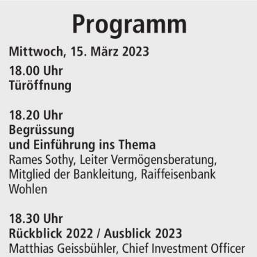 Jahr der Opportunitäten