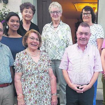 250 000 Franken Spenden in 15 Jahren - Die Verantwortlichen des Vereins zur Unterstützung des Kinderheims St. Martin de Porres (v. l.): Bruno Brunner, Angela Freitag, Elisabeth Sailer-Albrecht, Esther Bänziger, Sophie Trottmann, René Fasel, Suzanne Marchand, Angelika Fasel Mathis. Es fehlen: Jeanine Schneider Padar und Erich Näf. Bild: zg
