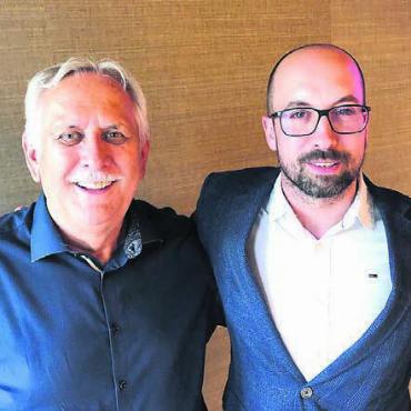 Ein starkes Netzwerk - Ein starkes Team: Urs Müller (links) und Fabrice Müller, der neue Präsident.