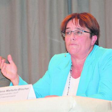 Den richtigen Weg finden - Magdalena Martullo-Blocher sagt: «Ich verschliesse mich nicht vor erneuerbaren Energien. Aber der Weg des Klimaschutzgesetzes ist unrealistisch.» Bild: Sabrina Salm