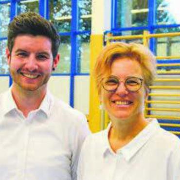 Einzonung und verdichtet bauen - Philipp Baur und Gabriele Horvath gaben Auskunft. Bild: rwi