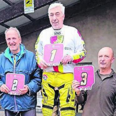 Sieg im «Heimrennen» - Büchi stand beim Rennen seines Vereins zuoberst auf dem Podest. Bild: zg