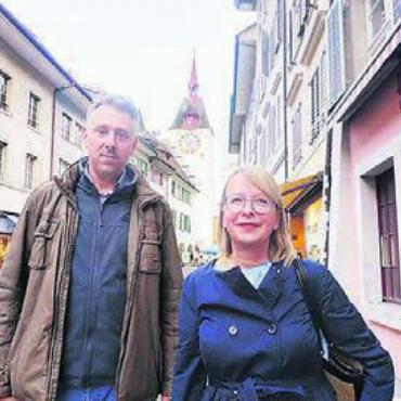 Bremgarter Motion auf gutem Weg - Karin Koch-Wick (r.) und Stefan Dietrich (l.) machen gemeinsame Sache. Bild: huy