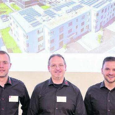 Mehr als nur Zukunftsmusik - Die Referenten (v. l.): Drilon Bajrami, Patrick Gisi und Luca Dastoli.