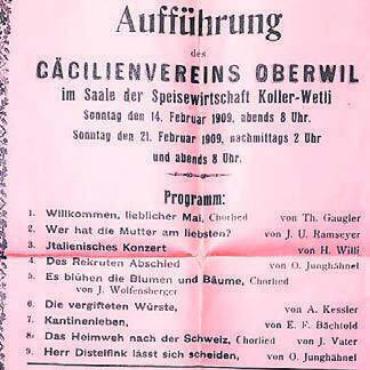 Ende nach über 160 Jahren - Dieser Aushang von 1909 unterstreicht die kulturelle Bedeutung des «Metzgerstübli».