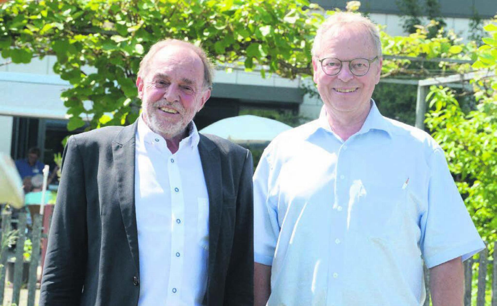 Das Reusspark-Führungsduo mit Direktor Urs Bosisio (links) und Präsident Kurt Notter kann auf ein ebenso herausforderndes wie erfolgreiches Jahr 2022 zurückblicken. Bild: Archiv