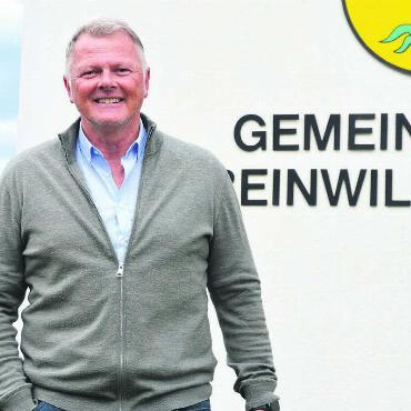 Anstossen statt abwarten - Stefan Zemp will die Gemeinde Beinwil mit viel Einsatz und Elan vorwärtsbringen. Bild: Annemarie Keusch