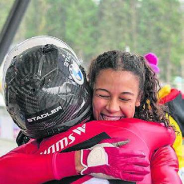 «Alles kann passieren» - Melanie Hasler freut sich über den 2. Rang am Weltcup-Rennen in Whistler.