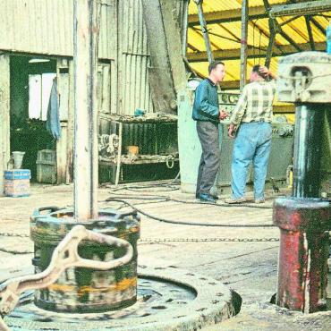 Optimismus in Gas aufgelöst - Einblick hinter die Fassaden: Bohraktivitäten auf den «Oberen Bergmatten» in Boswil. Bilder: Archiv/zg