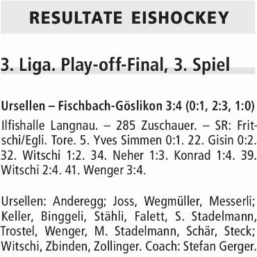«Unglaublich» – Fi-Gö ist Meister