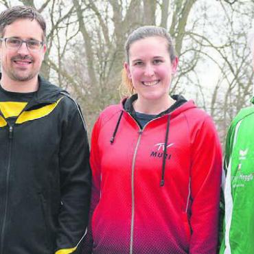 Typisch Turner eben - Christian Strebel, Ramona Stöckli und Bruno Stierli (von links) haben die jüngere Geschichte des Turnvereins Muri massgeblich mitgeprägt.