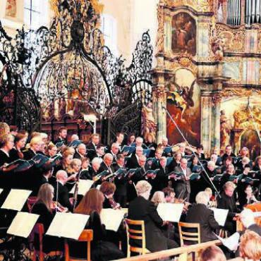 Klosterkirche zum Klingen bringen - Am Bettagskonzert 2023 werden Stücke von Luigi Cherubini und Giacomo Puccini gesungen. Bild: zg