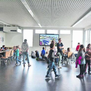 Aristau: Schulhaus eingeweiht - Die neuen Räumlichkeiten der Schule Aristau sind grosszügig und modern.