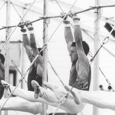 Typisch Turner eben - Die Teilnahme an Eidgenössischen Turnfesten ist immer wieder ein Highlight – so wie hier, 1996 in Bern. Bild: zg