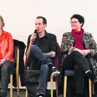 Vielseitig essen und geniessen - Die Referenten der Abendstunde zum Thema Ernährung (v. l.): Karin Lachenmeier, Karin Nowack, Jürg Stockar, Liliane Bruggmann und Reto Bussmann. Bilder: Monica Rast