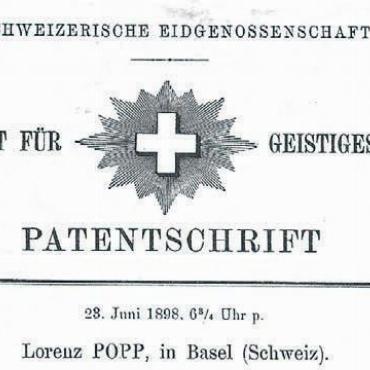 Der Traum des kleinen Jungen - Ein fast historisches Dokument: die Patentschrift des Popp-Patent-Motorwagens.