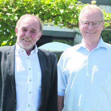 Wieder auf Kurs gebracht - Das Reusspark-Führungsduo mit Direktor Urs Bosisio (links) und Präsident Kurt Notter kann auf ein ebenso herausforderndes wie erfolgreiches Jahr 2022 zurückblicken. Bild: Archiv