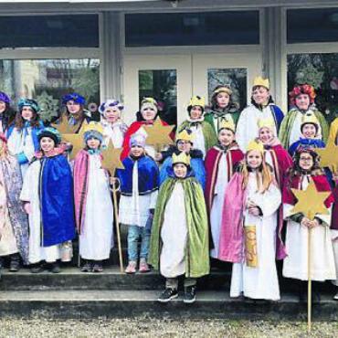 Sternsinger in Niederwil unterwegs