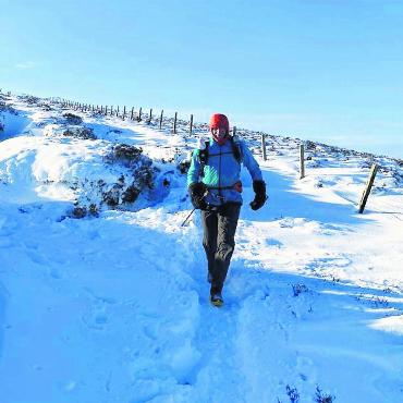 Trotz Schnee, Sumpf und Kälte - Die Komfortzone auch mal verlassen, das fasziniert und motiviert Heinz Loher. Bild: zg