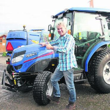 Der Partner, der Landwirt - Rolf Mäder freut sich, dass die Ausstellung im gewohnten Rahmen durchgeführt werden kann. Bild: mo
