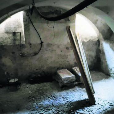 «Es macht mir einfach Freude» - Im historischen Kellergewölbe könnten dereinst Veranstaltungen des Kellertheaters stattfinden.