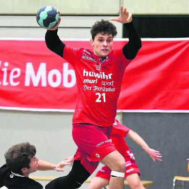 «Das darf nicht passieren» - Er zeigte eine starke Partie: Muri-Spielmacher Severin von Matt. Bild: tvm