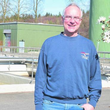 30 Jahre für sauberes Wasser - Für ihn hat es gepasst. Paul Strebel verlässt die ARA Muri nicht nur mit Freude, sondern auch mit ein wenig Wehmut. Bild: Annemarie Keusch