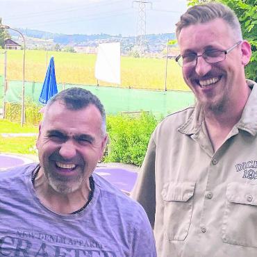 Neues Leben einhauchen - Max Steinmann (links) und Daniel Küng. Bild: spr