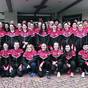Eine tolle Trainingswoche - Das Trainingslager des TV Wohlen in Kaltern war gut besucht. Bild: zg