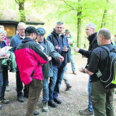 Willkommen in der Gemeinde - Der Wettbewerb von Urs Meyer ist an den Waldumgängen sehr beliebt.
