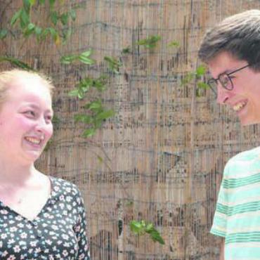 Zwei mit ganz vielen Talenten - Sarah Schönenberg und Marvin Kessler freuen sich über die Qualifikation. Bild: ake