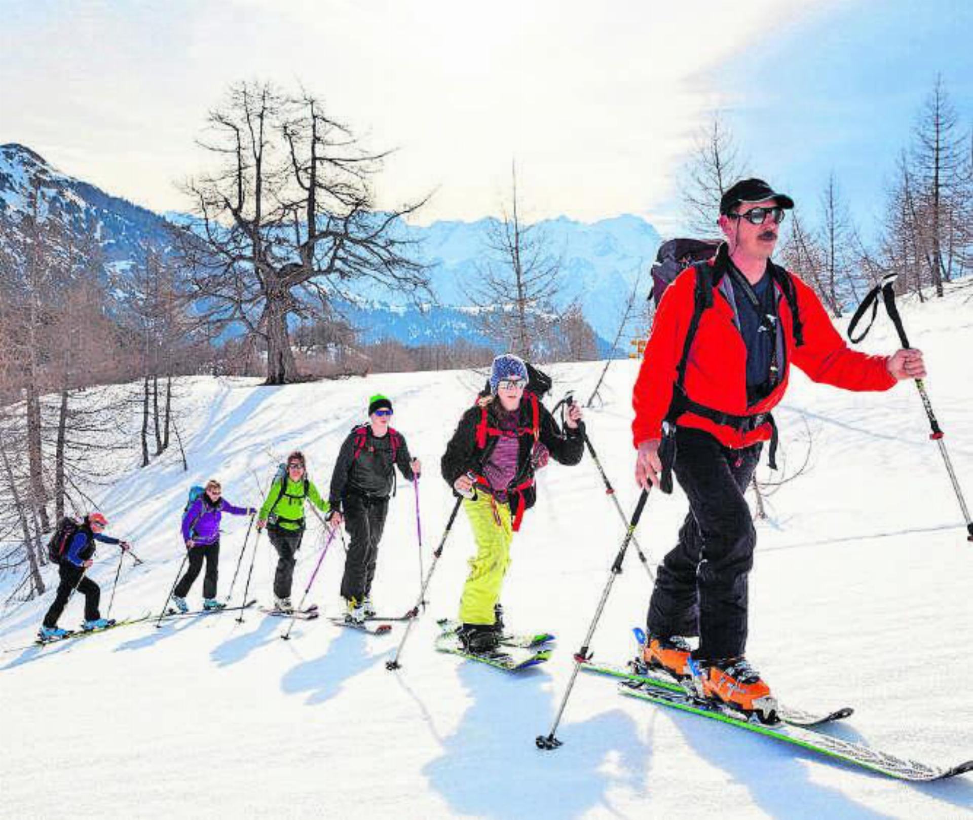 Eine gut geführte Skitour verspricht Freude und Sicherheit. Bild: zg