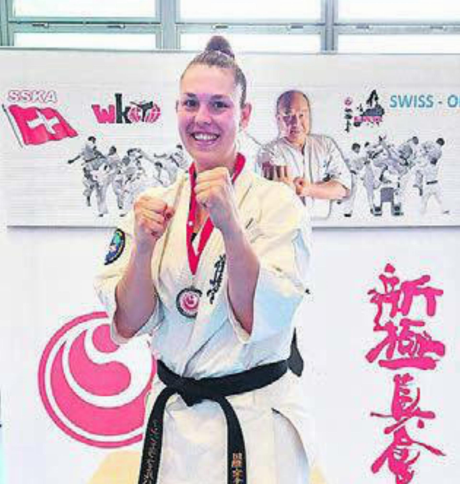 Gewann gleich zwei Pokale in Stans: Angela Felber. Bild: zg