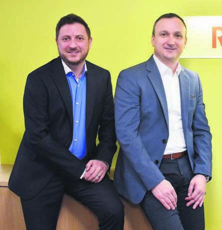 Marco Meier, Leiter Geschäftsstelle Auw (links), und Leo Bochicchio, Leiter Geschäftsstelle Beinwil. Bild: zg