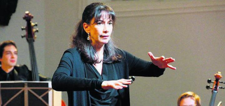 Anne-Cécile Gross ist auf der Bühne in ihrem Element. Bild: Archiv