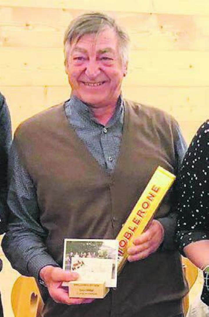 Mit Gold geehrt: Ernst Hilfiker. Bild: zg
