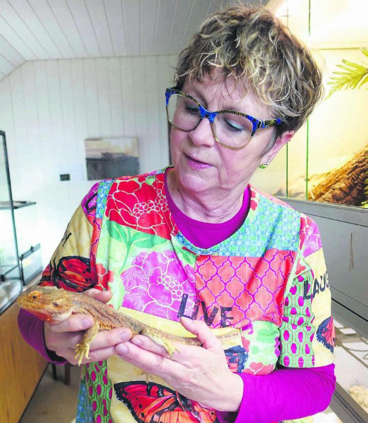 Schon als Kind hatte Yvonne Richner eine ganz besondere Beziehung zu Reptilien. Seit über 40 Jahren beschäftigt sie sich schon mit ihnen. Bild: Susanne Schild